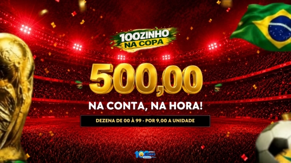 R$ 500,00 NA CONTA! 31 EDIÇÕES - COR  21:30h.