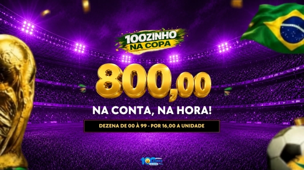R$ 800,00 NA CONTA!  EDIÇÃO 50  14/07 - PT  14:30h.